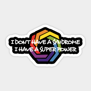 Asperger's Is A Superpower Sticker